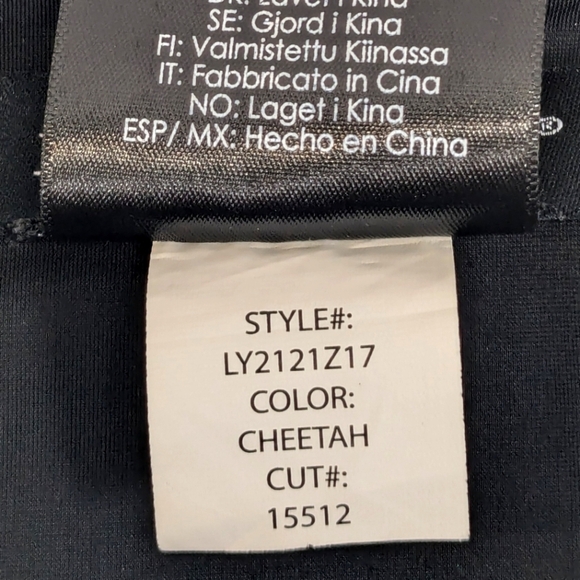 Liverpool Jean Company Cheetah Print Leggings Size 18W - Picture 4 of 8